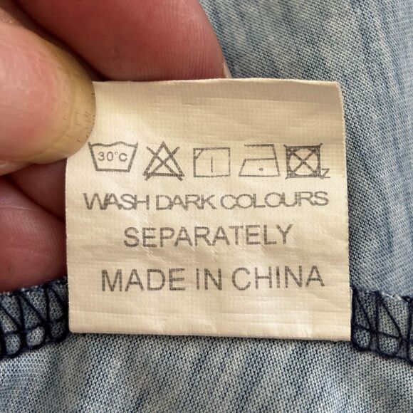 Womens Spaghetti Strap Sundress Sz Large Short Adjustable Dark Floral Summer - Picture 7 of 7